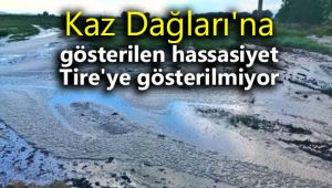 Kaz Dağları'na gösterilen hassasiyet Tire'ye gösterilmiyor