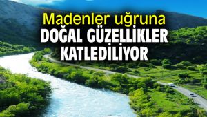 Madenler uğruna doğal güzellikler katlediliyor