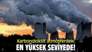 Araştırmalar ortaya çıkardı! Karbondioksit atmosferdeki en yüksek seviyede!