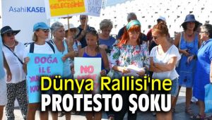 Dünya Rallisi'ne protesto şoku