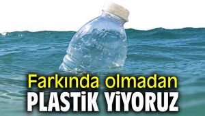 Farkında olmadan plastik yiyoruz