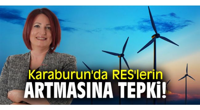 Karaburun'da RES'lerin artmasına tepki!