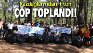 Kazdağları'nda çevre temizliği!