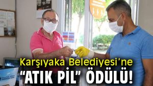 “Atık pil” ödülü Karşıyaka Belediyesi’ne!