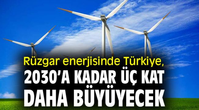 Rüzgar enerjisinde  Türkiye, 2030’a kadar üç kat daha büyüyecek