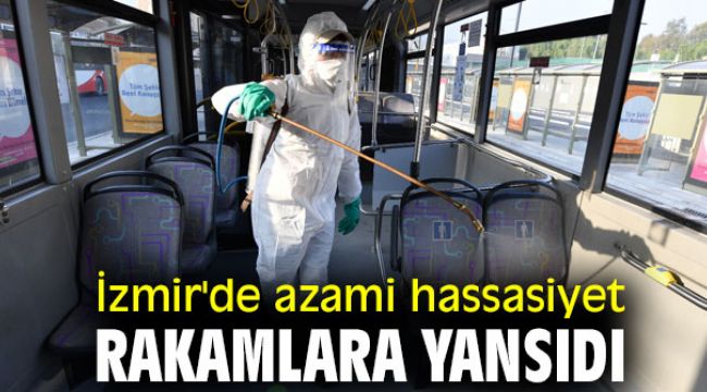İzmir'de azami hassasiyet rakamlara yansıdı