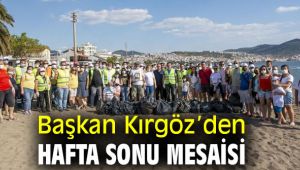 Başkan Kırgöz’den Hafta Sonu Mesaisi