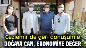 Gaziemir’de geri dönüşümle doğaya can, ekonomiye değer