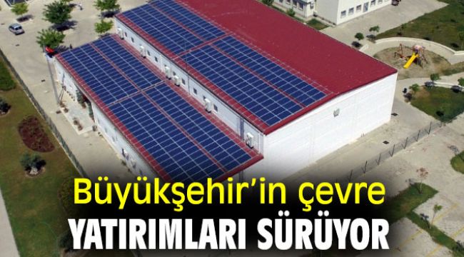 İzmir Büyükşehir Belediyesi'nin çevre yatırımları sürüyor
