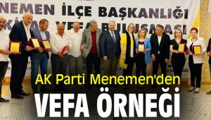 AK Parti Menemen'den vefa örneği