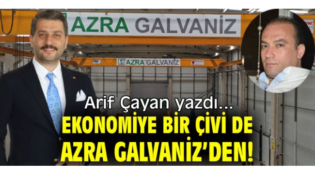 EKONOMİYE BİR ÇİVİ DE AZRA GALVANİZ'DEN!