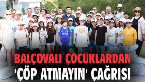Balçovalı çocuklardan 'çöp atmayın' çağrısı