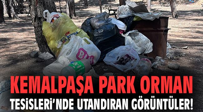Kemalpaşa Park Orman Tesisleri'nde utandıran görüntüler!