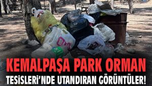 Kemalpaşa Park Orman Tesisleri'nde utandıran görüntüler!